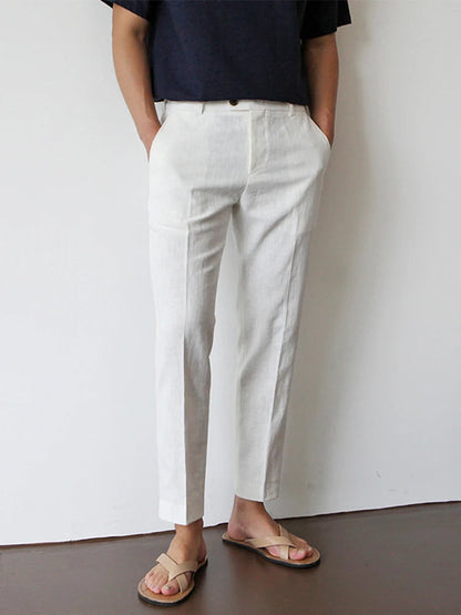 Men's Slim Fit Dress Pants - Fashinoza