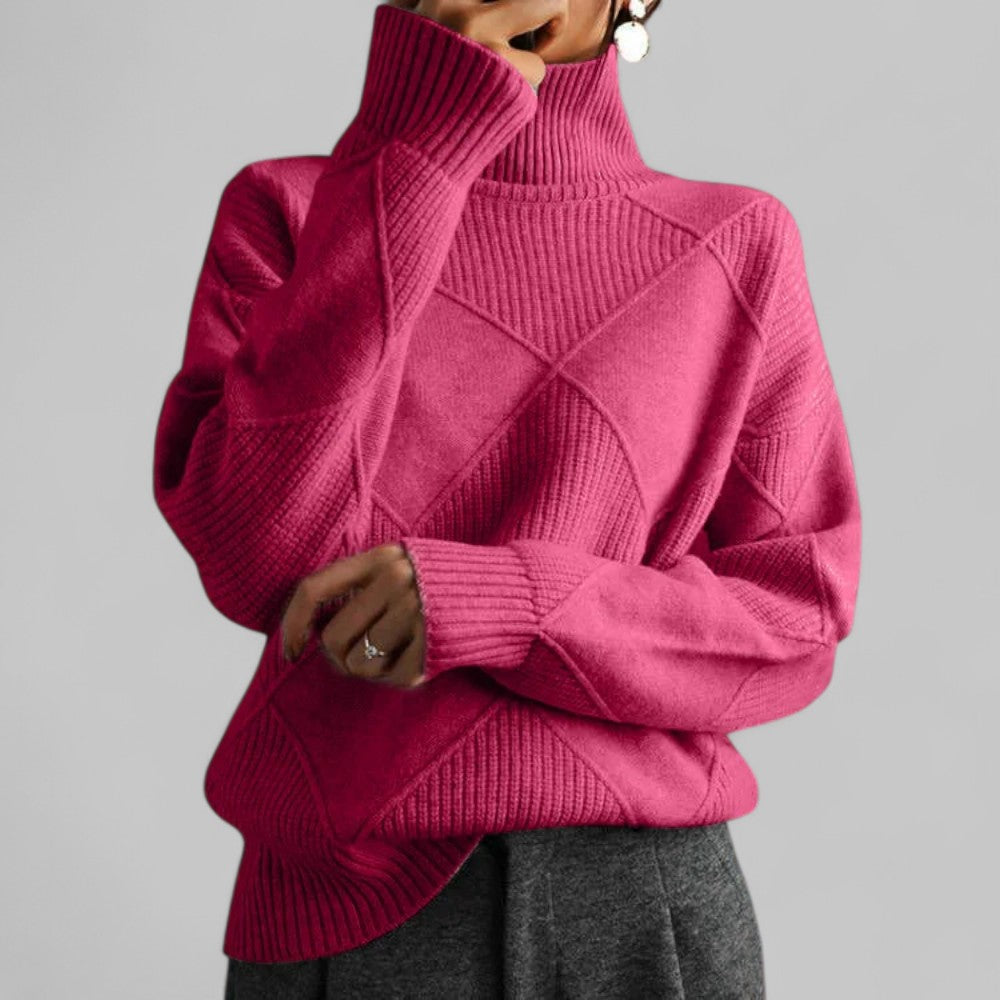Audrey | Women’s Winter Turtleneck Long Sleeve Sweater
