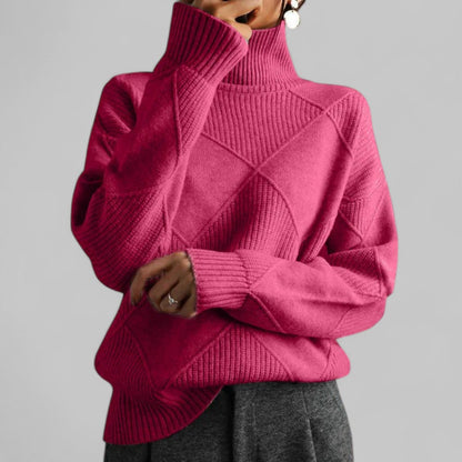 Audrey | Women’s Winter Turtleneck Long Sleeve Sweater