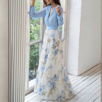 Image of Rosie | Women's Long Sleeve Floral Maxi Dress