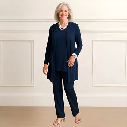 Women's Cardigan And Pants Set