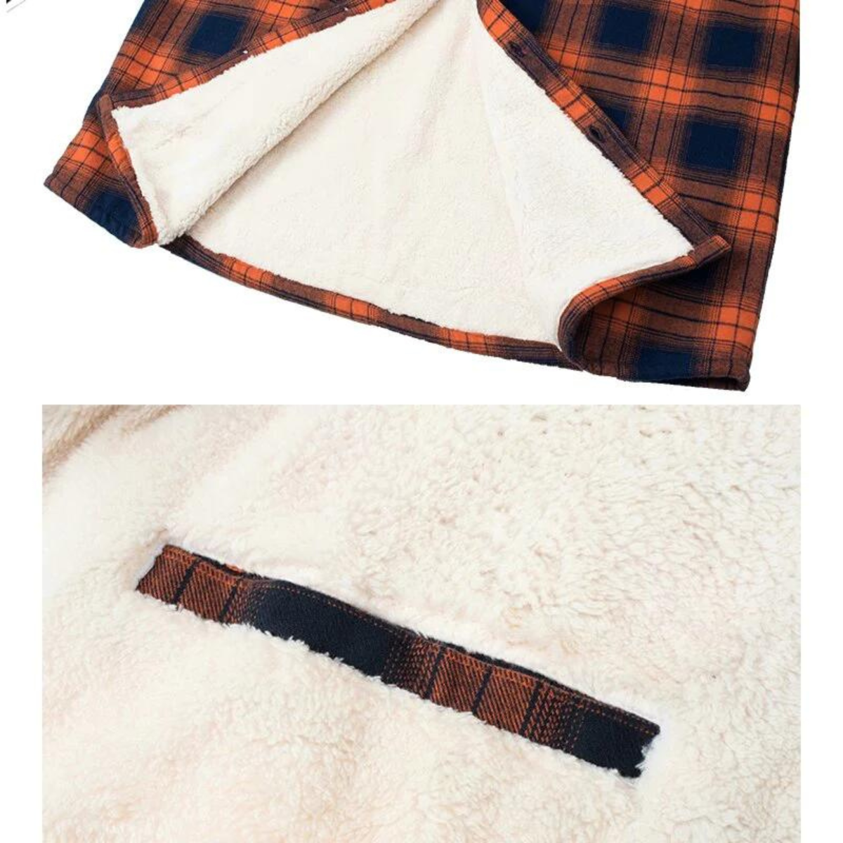 Image of Rowan | Men's Plaid Lined Shirt Jacket