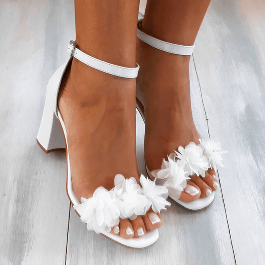 Women's Block Heel Sandals - Fashinoza