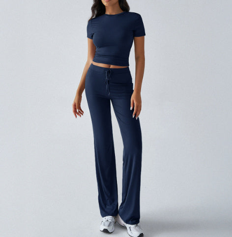 Women's Cropped Two Piece Outfit