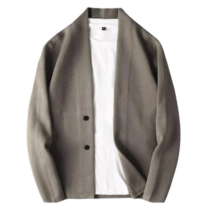 Men's Open Front Cardigan Sweater - Fashinoza