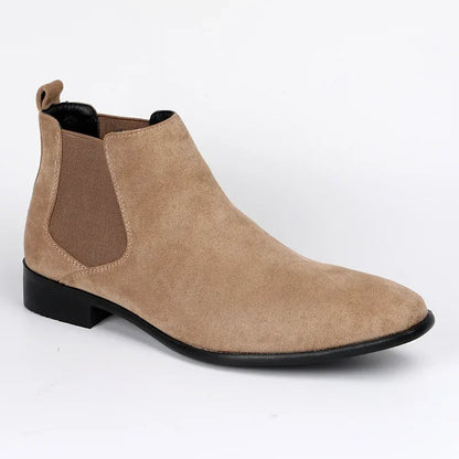 Russ Men's Chelsea Boots Ankle Pull-On - Fashinoza