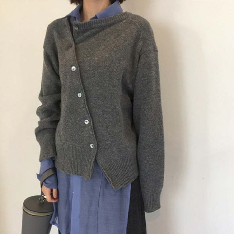 Women's Wool Wrap Cardigan Soft Fine Warm Beige