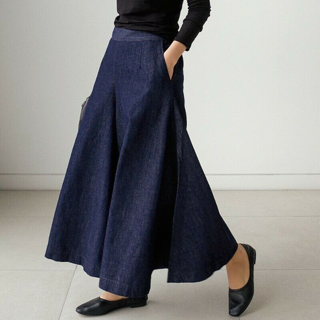 Women's Relaxed Wide Leg Trousers - Fashinoza