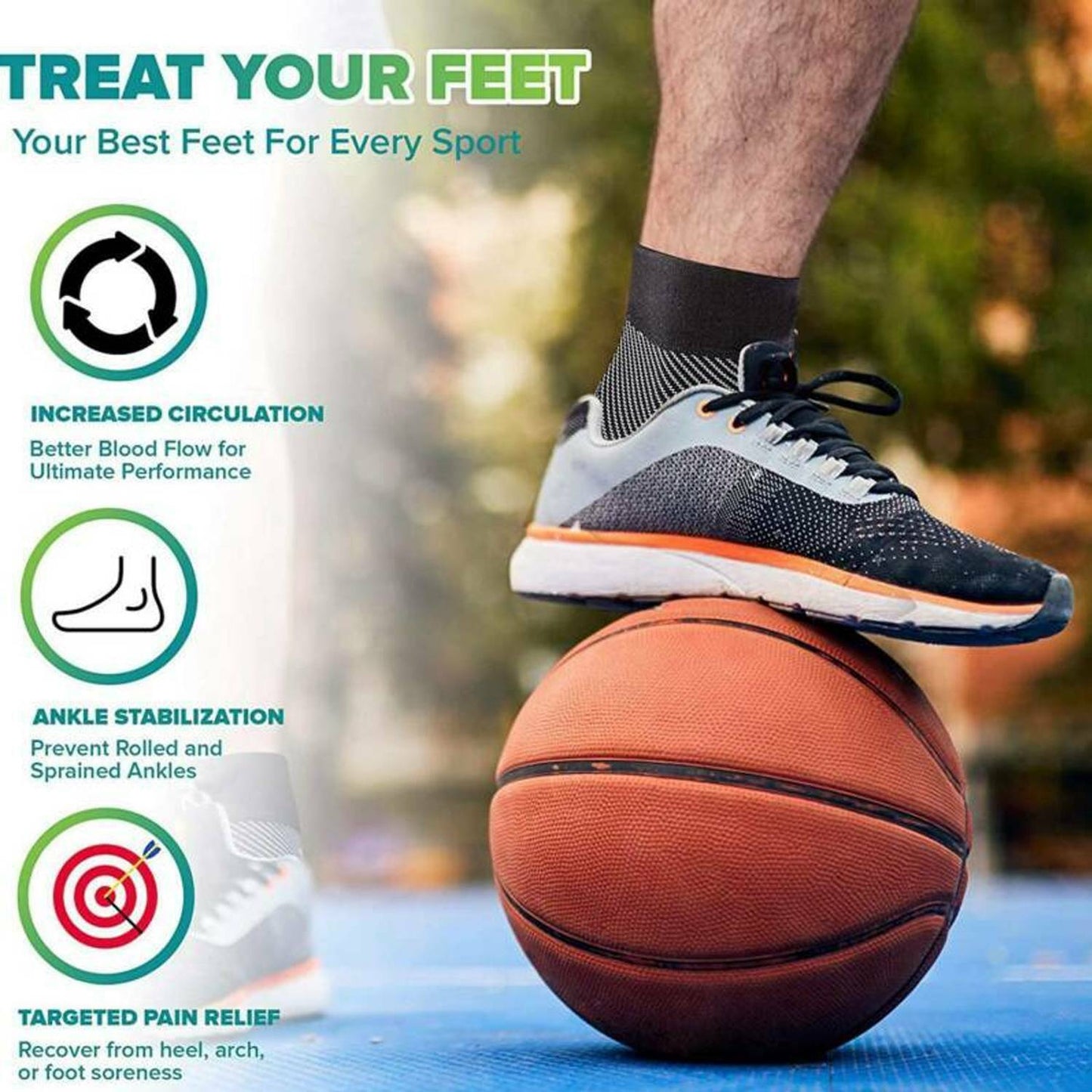 Compression Ankle Socks Pain Relief