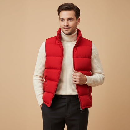 Men's Padded Winter Puffer Gilet