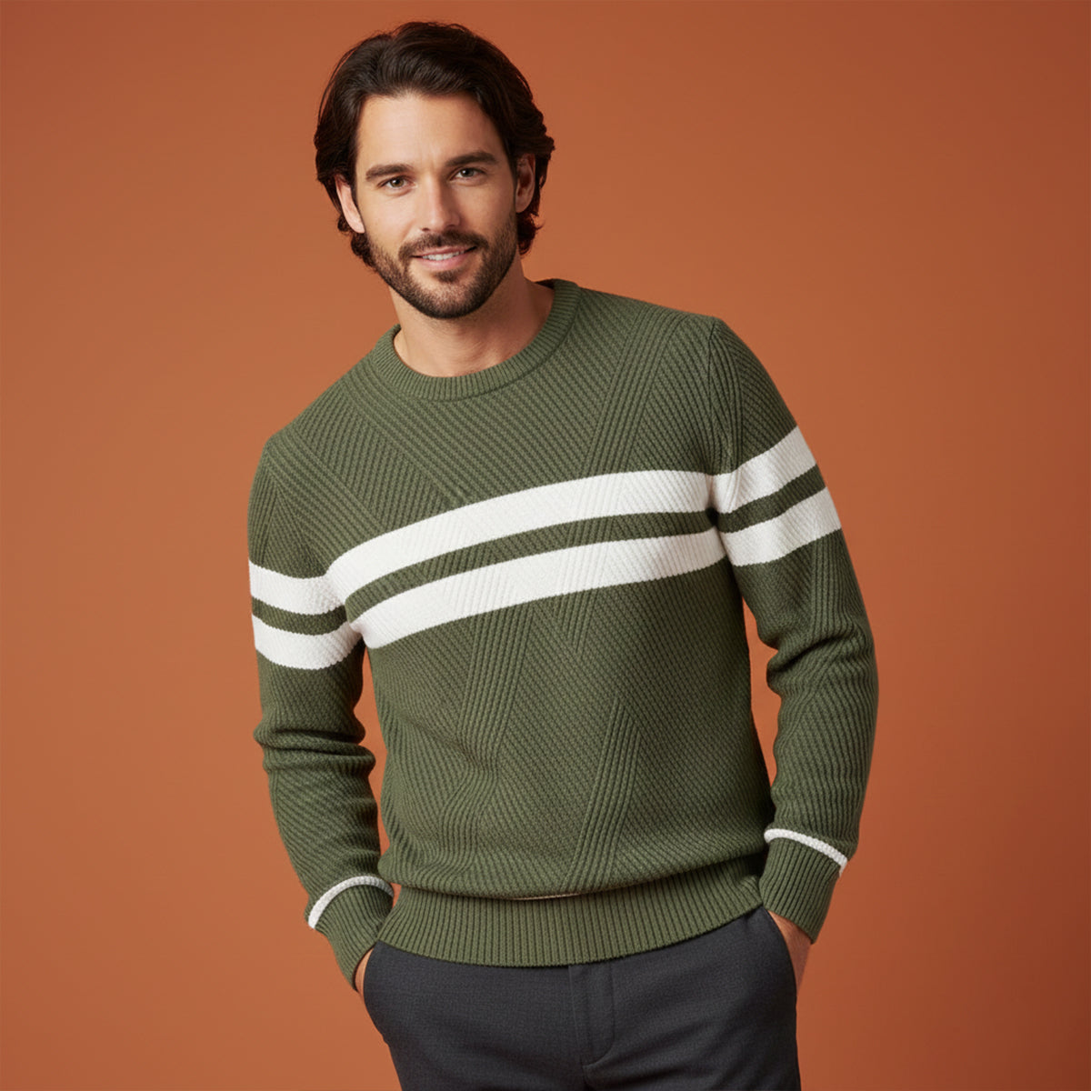 Men's Modern Long Sleeve Autumn Sweater