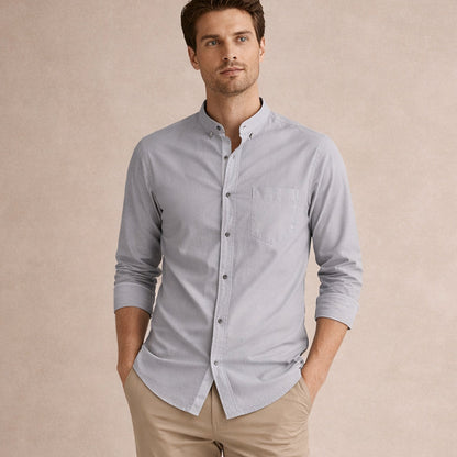 Ashcroft Men's Dress Shirt Tailored Collar