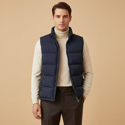 Men's Padded Winter Puffer Gilet