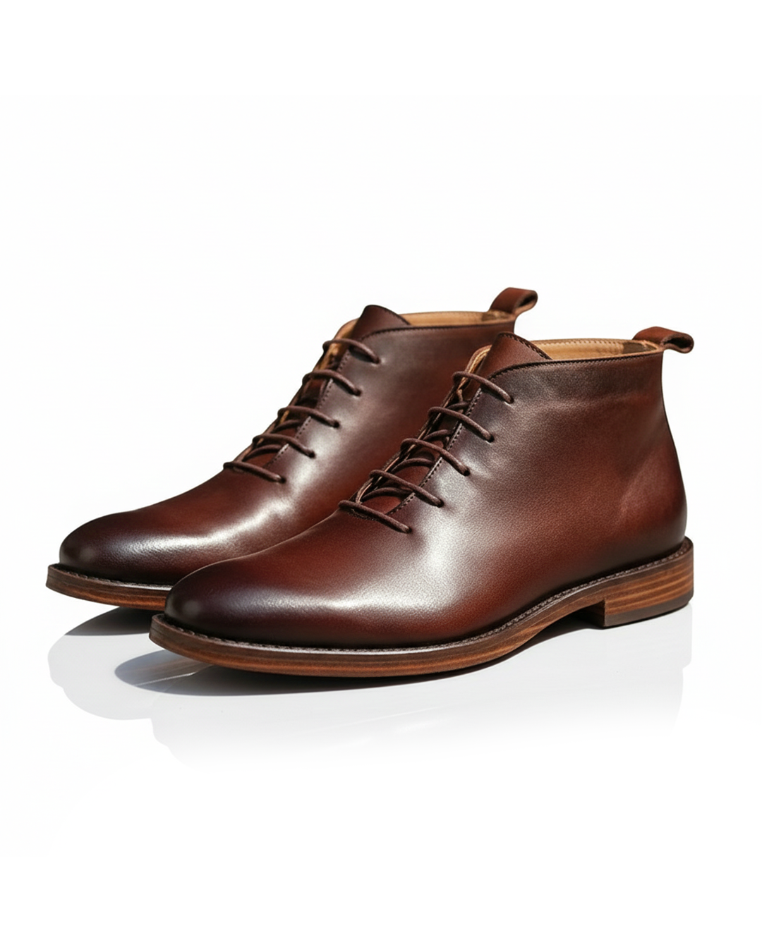 Men's Slip On Ankle Shoes Minimalist Lace Up - Fashinoza