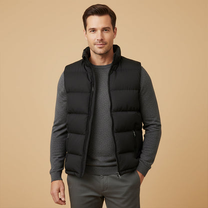 Men's Padded Winter Puffer Gilet