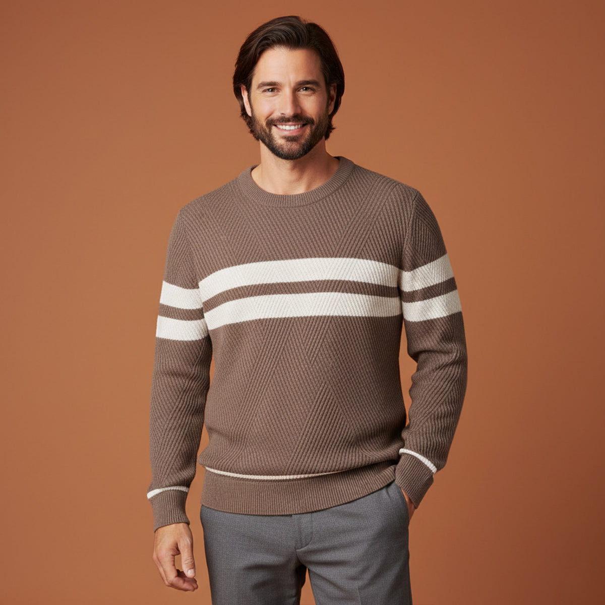 Men's Modern Long Sleeve Autumn Sweater