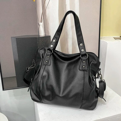 Lunelle Women's Large Soft Leather Tote Bag