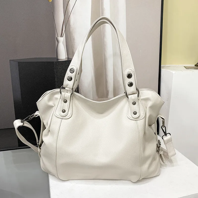 Lunelle Women's Large Leather Handbag Soft