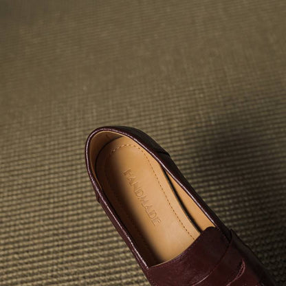 Image of Sadie | Women's Slip-On Block Heel Loafers