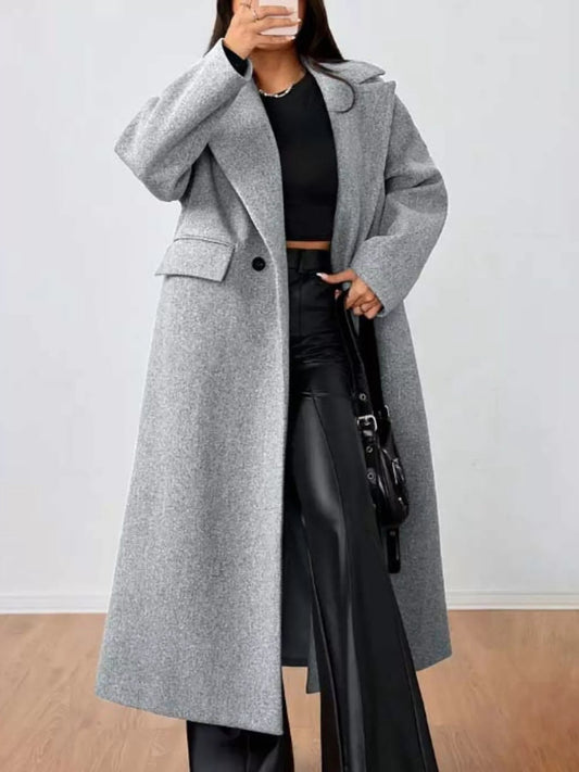 Women's Oversized Long Coat Savannah - Vonnera
