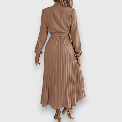 Women's High Neck Midi Dress