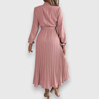 Women's High Neck Midi Dress