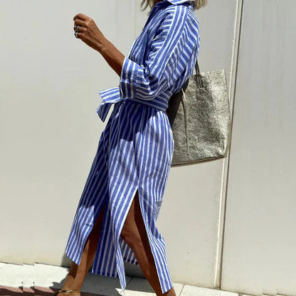 Women's Button Down Midi Dress