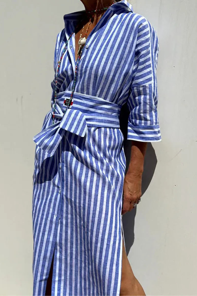 Women's Button Down Midi Dress