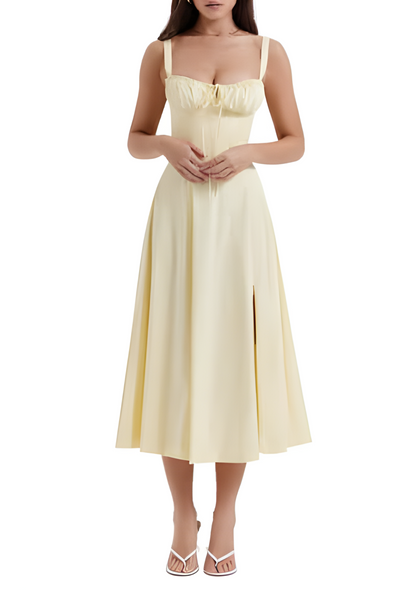 Women's Floral Shaping Dress - Fashinoza