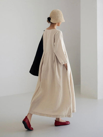 Image of Sienna | Women's Casual A-Line Maxi Dress