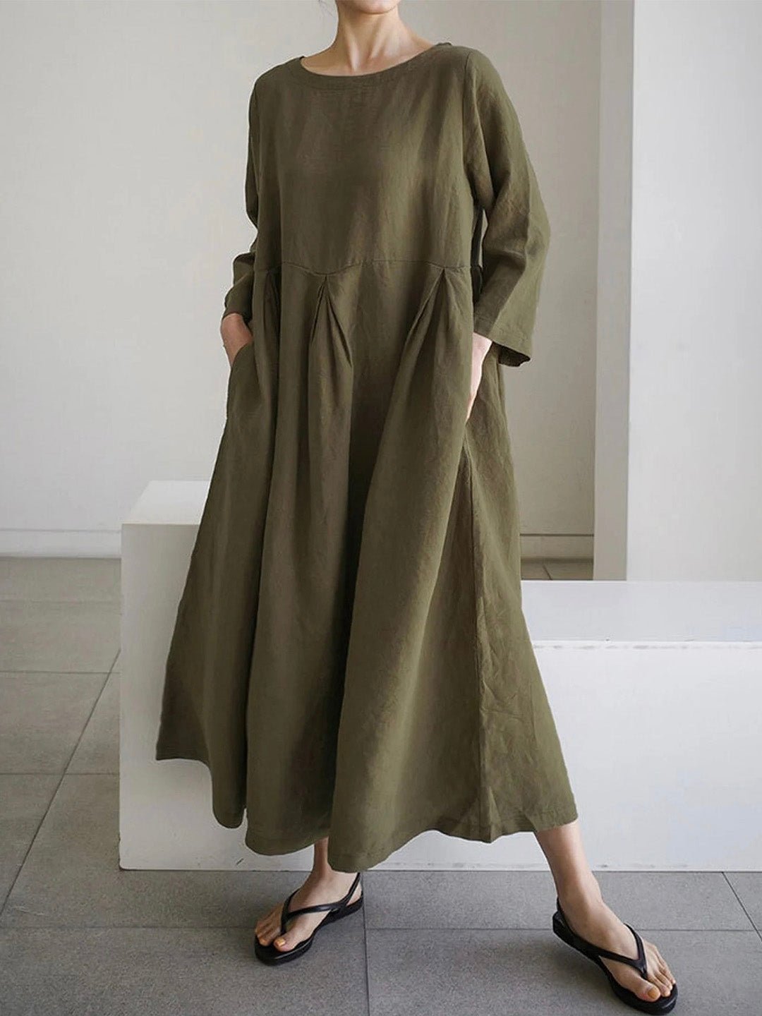 Image of Sienna | Women's Casual A-Line Maxi Dress