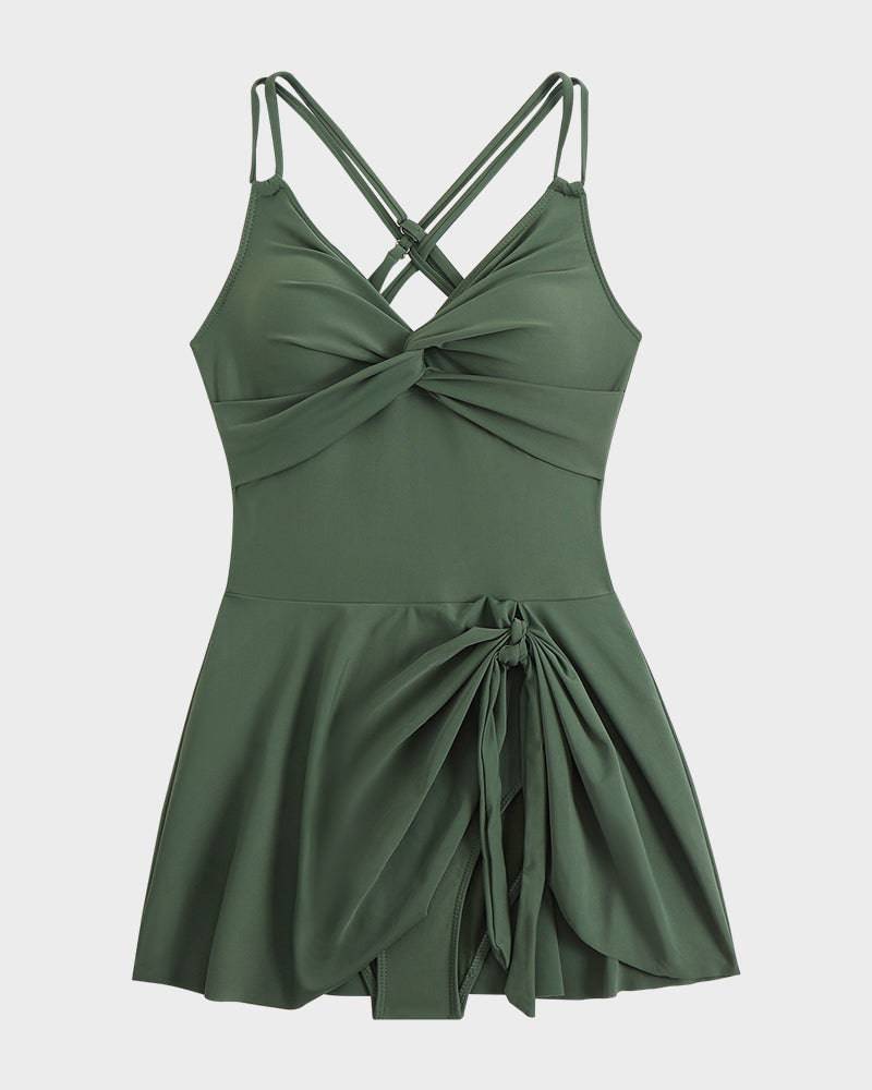 Women's Flattering Swim Dress Swimsuit
