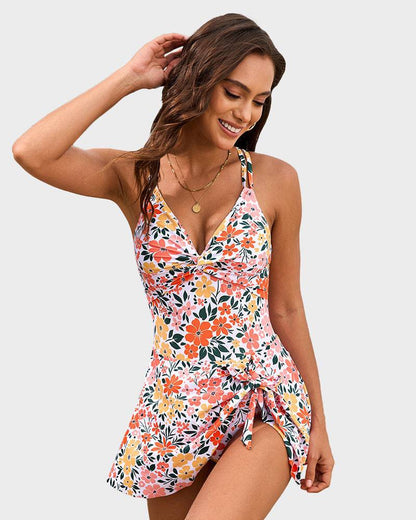 Women's Flattering Swim Dress Swimsuit