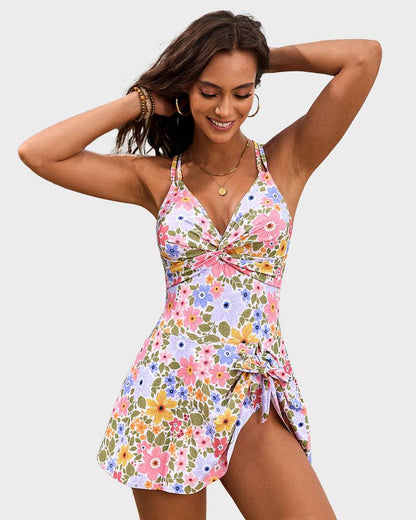 Women's Flattering Swim Dress Swimsuit