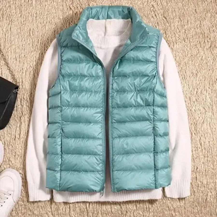 Women's Windproof Body Warmer Zip Up