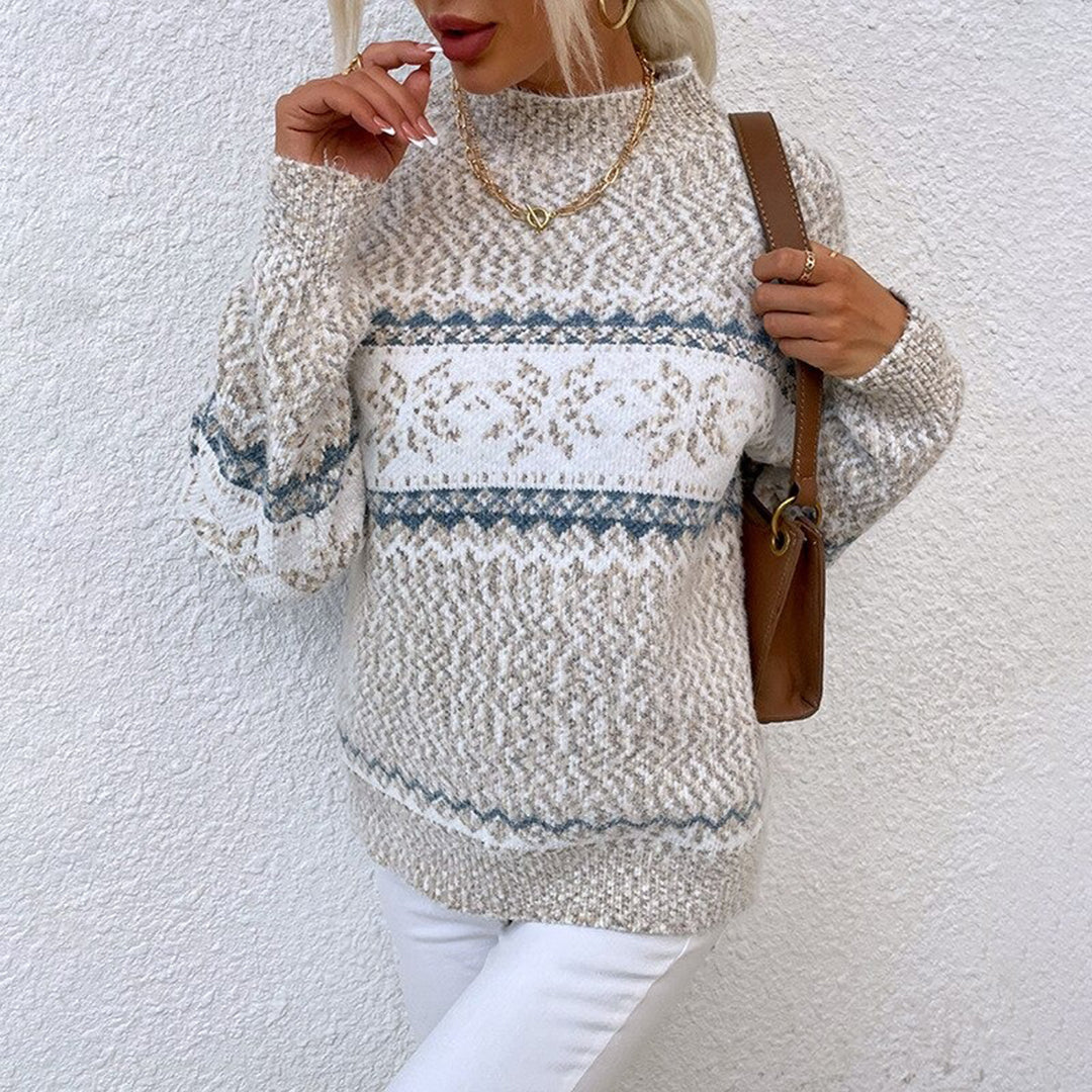 Image of Skye | Women's Fair Isle Long Sleeve Sweater