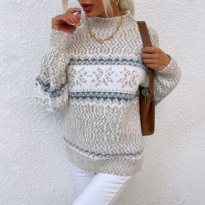 Image of Skye | Women's Fair Isle Long Sleeve Sweater