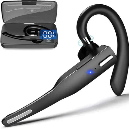 Wireless Bluetooth 5.1 Headset Noise-Cancelling Dual Mics Men's - Fashinoza
