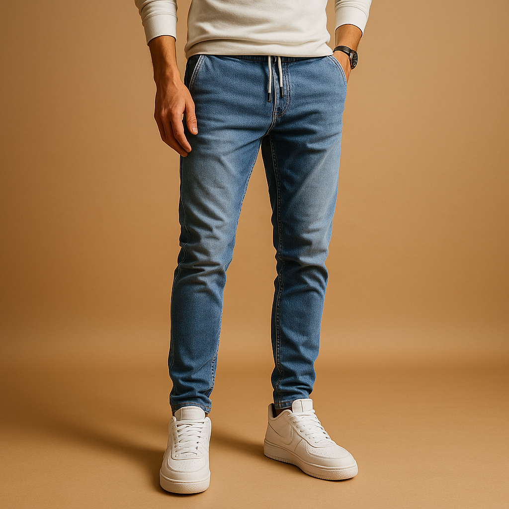 Men's Slim Fit Stretch Denim Jeans - 
Fashinoza