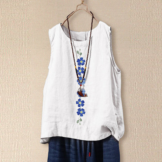 Sloane Women's Floral Tank - Fashinoza