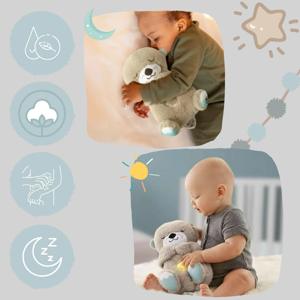 Otter Plush Toy Calming Sleep Companion - Fashinoza