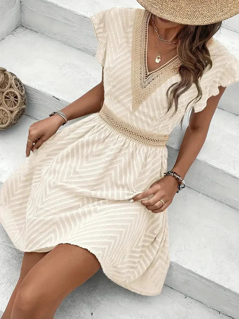 Elegant Women's Sweetheart Neckline Dress