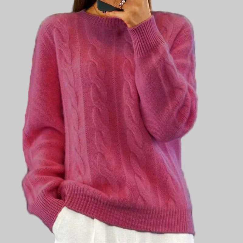 Women's Knit Sweater Warm Layering - Fashinoza