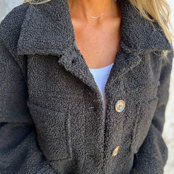 Women's Cardigan Sweater With Front Button Pocket