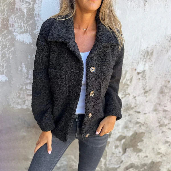 Women's Cardigan Sweater With Front Button Pocket
