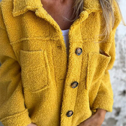 Women's Cardigan Sweater With Front Button Pocket