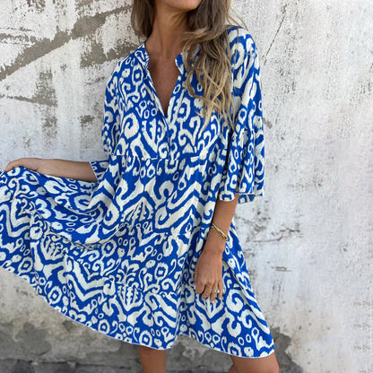 Women's Elegant Printed Dress