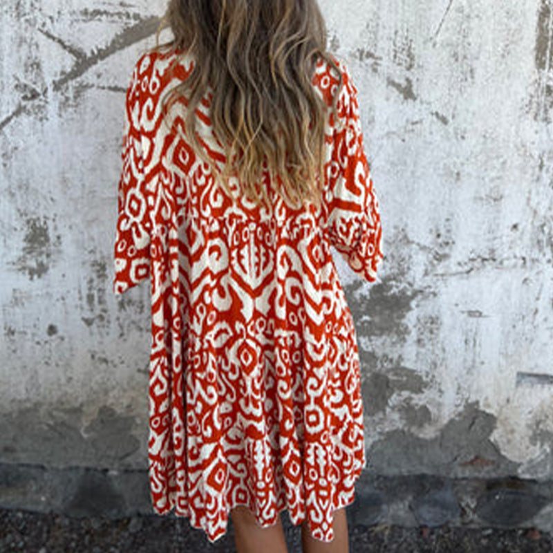 Women's Elegant Printed Dress
