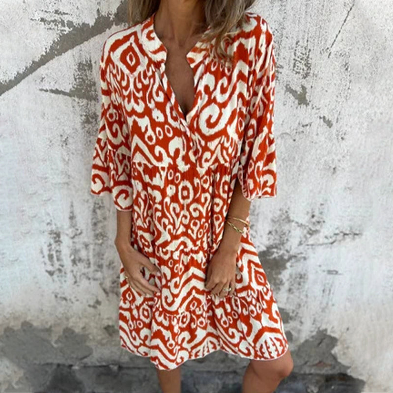 Women's Elegant Printed Dress
