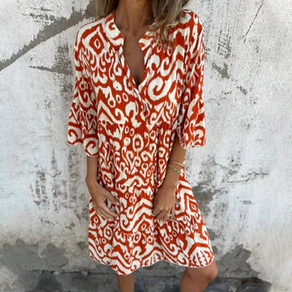 Women's Elegant Printed Dress